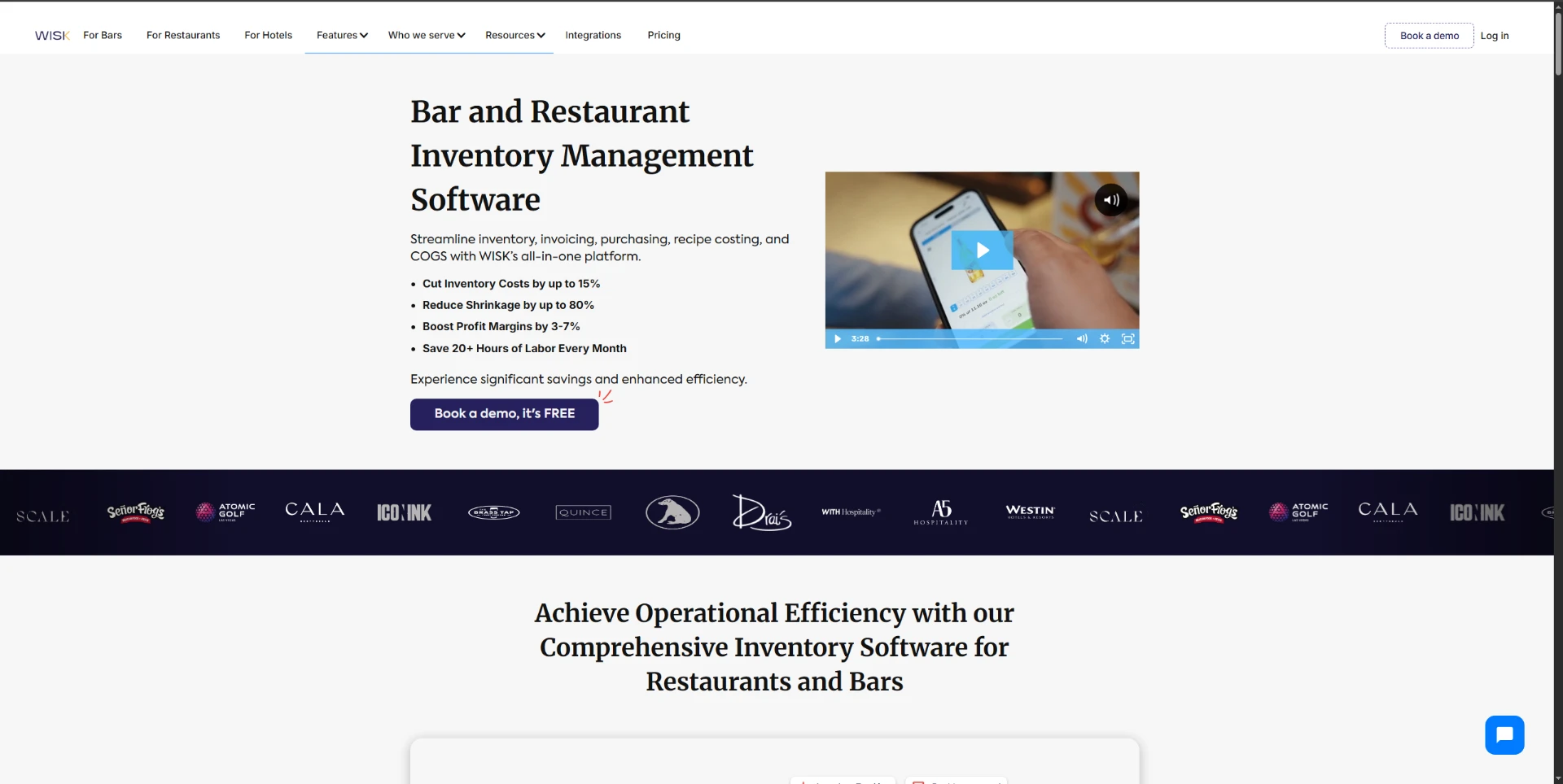 Lead lifecycle landing page with conversion flow and client logos