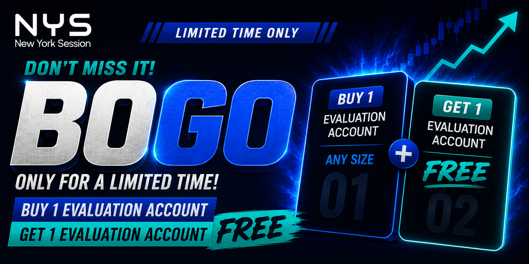 NYS BOGO promotional campaign creative showing the results of automated marketing workflows